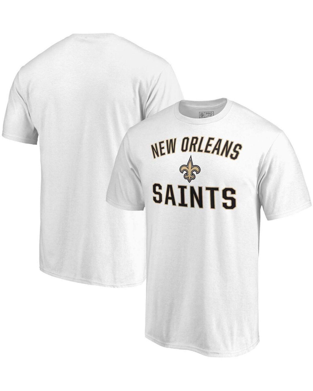 Men's Fanatics Branded Black New Orleans Saints Logo Team Lockup