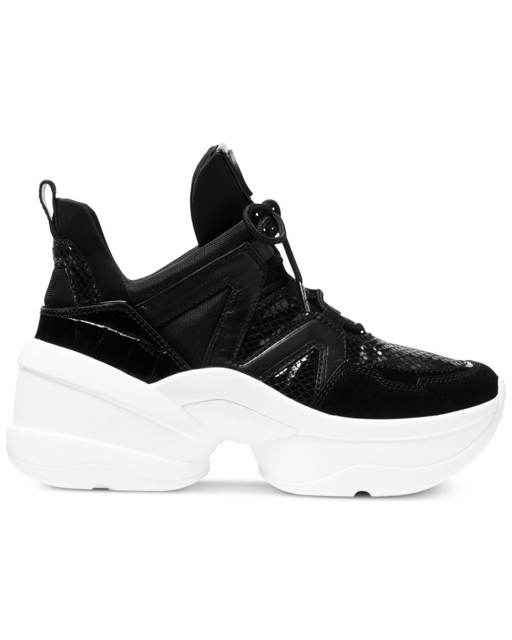 michael kors olympia trainer black