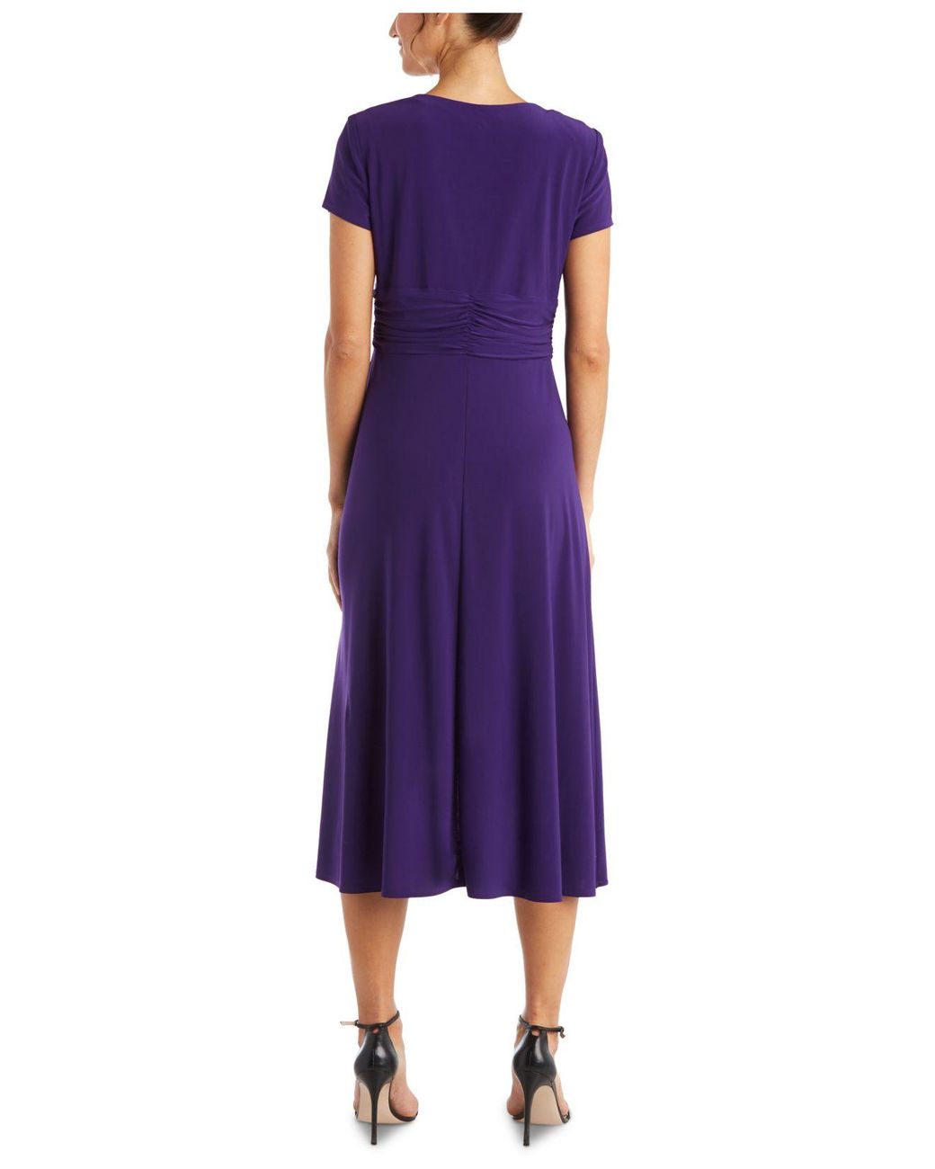 r & m richards faux wrap dress