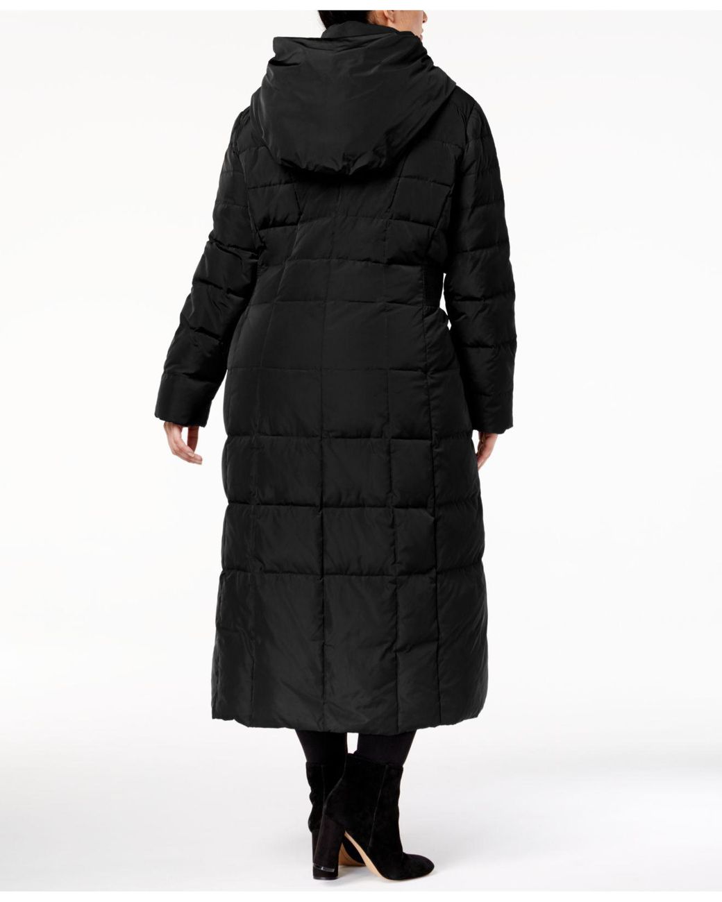 plus size maxi puffer coats