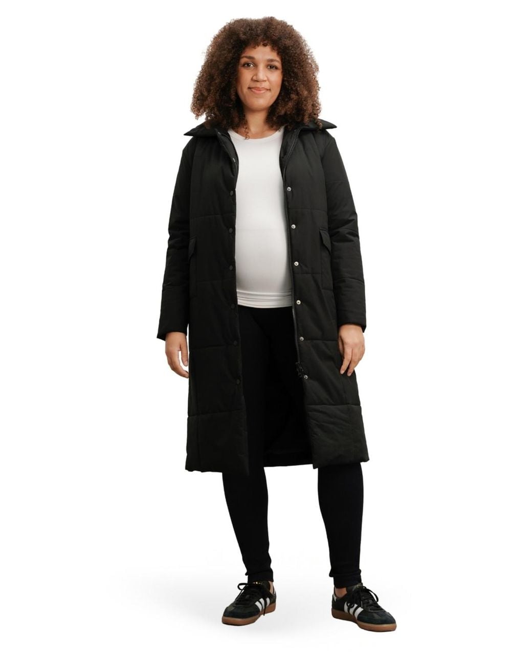 Nom Maternity Black Maternity The Puffer
