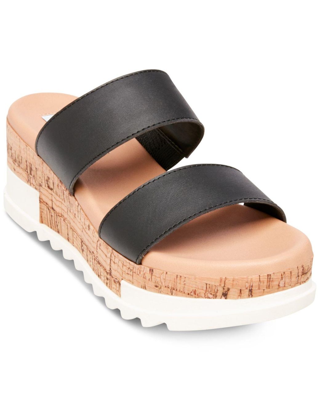 Steve Madden Blaine Flatform Sandals in Black Lyst