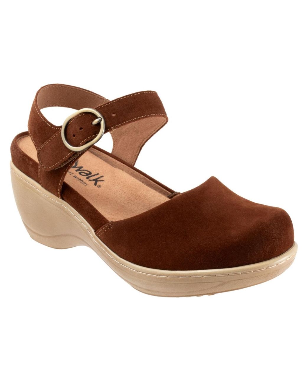 Softwalk® Brown Mabelle Clog