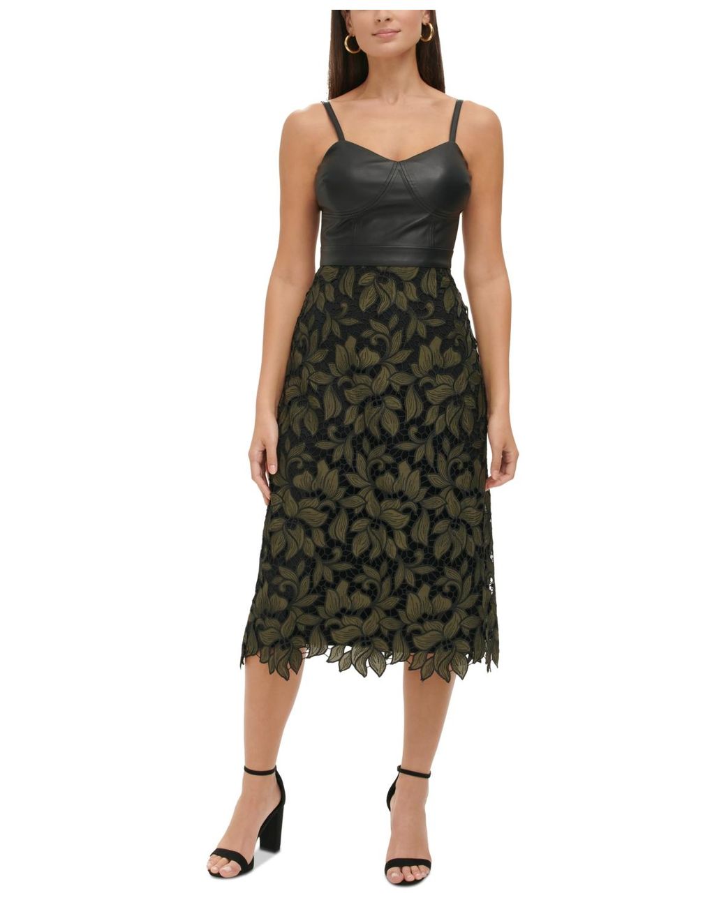 Guess fit cheap and flare dress