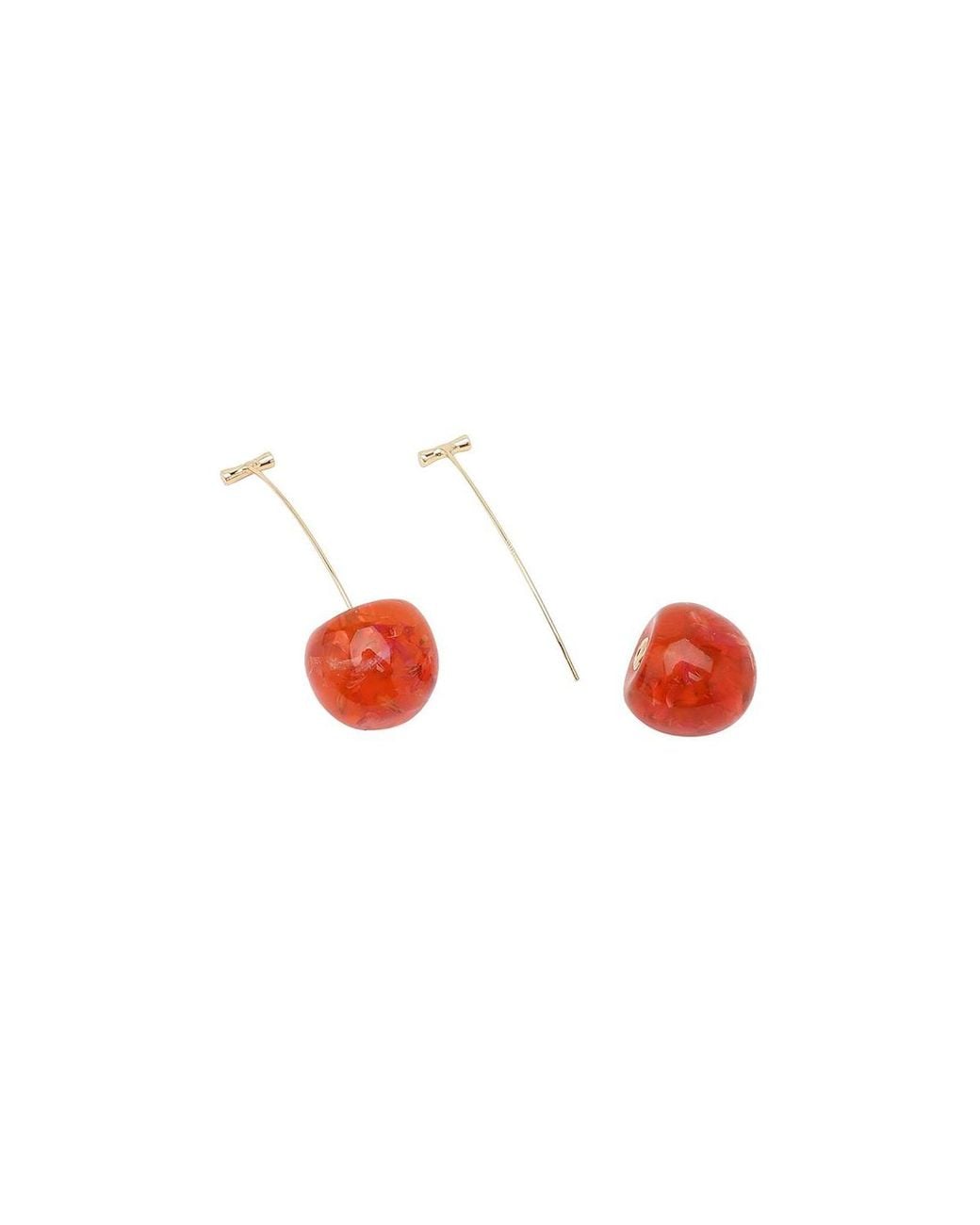 SOH Red Cherry Drop Earrings