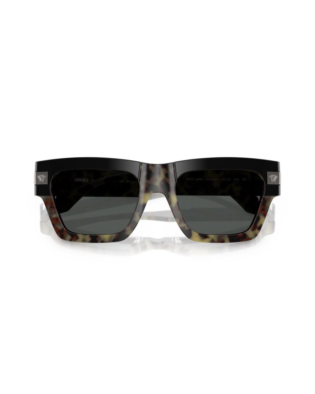 Versace Black Rectangle Sunglasses for men