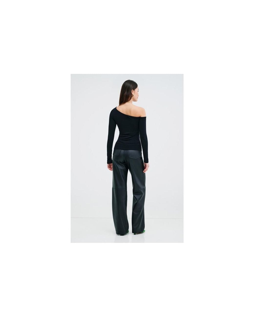 MARCELLA Black Elsa Top