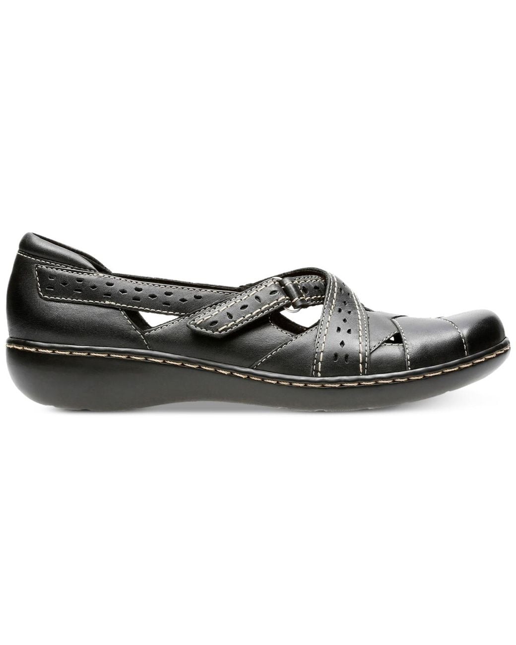 Clarks Black Collection Ashland Spin Flats