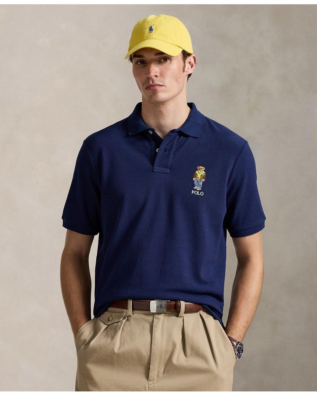 Polo Ralph Lauren Classic Fit Polo Shirt in Blue for Men | Lyst