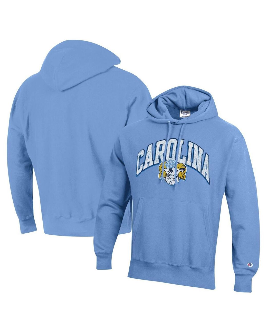 Champion Carolina North Carolina Tar Heels Vault Late Night Reverse Weave Pullover Hoodie in Blue for Men Lyst