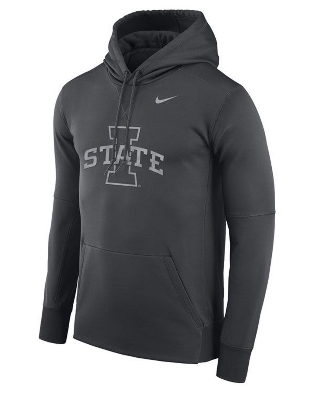 Nike Iowa State Cyclones Flash Logo Hooded Sweatshirt in Gray for Men | Lyst