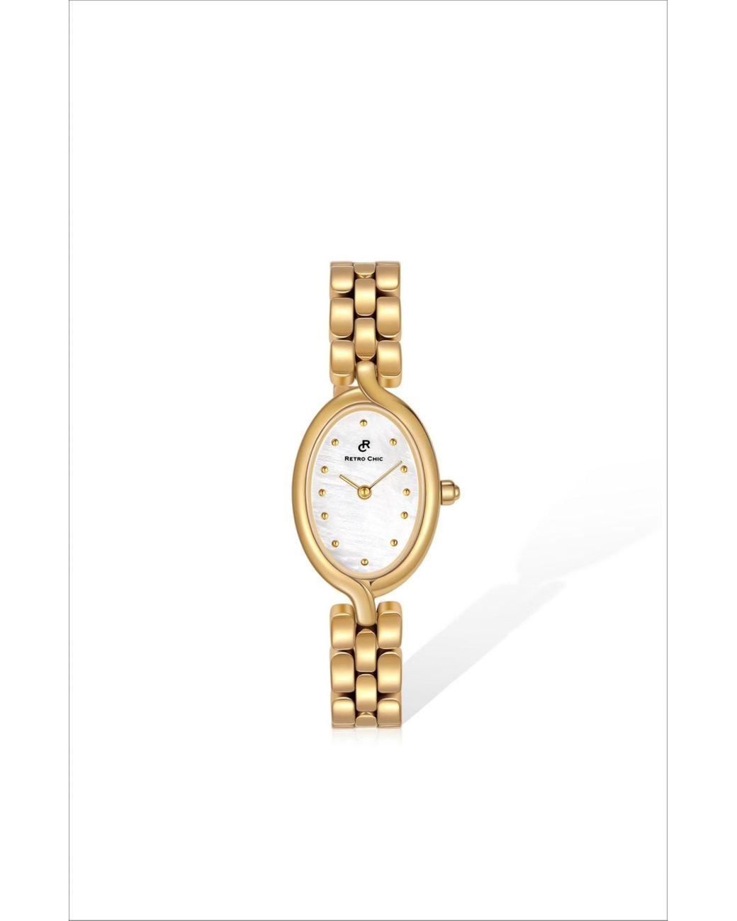 Retro Chic Metallic Vatican Watch