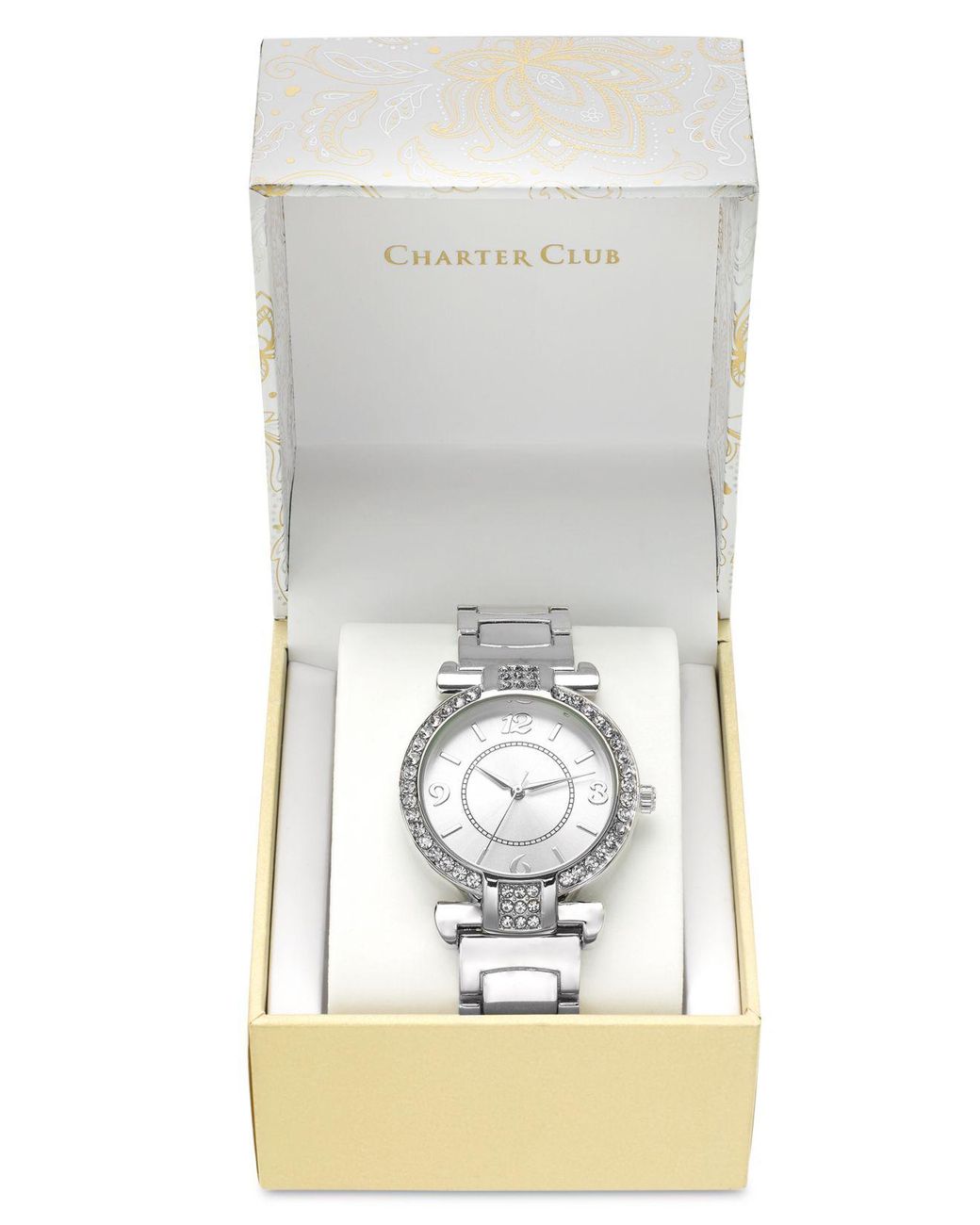 Details about Charter Club Silver-Tone Crystal and Stone Stretch Bracelet Choose Color Details about Charter Club Silver-Tone Crystal and Stone Stretch Bracelet Choose Color