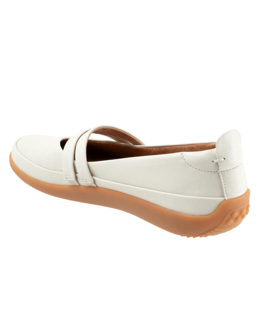 Softwalk® White Devon Flat