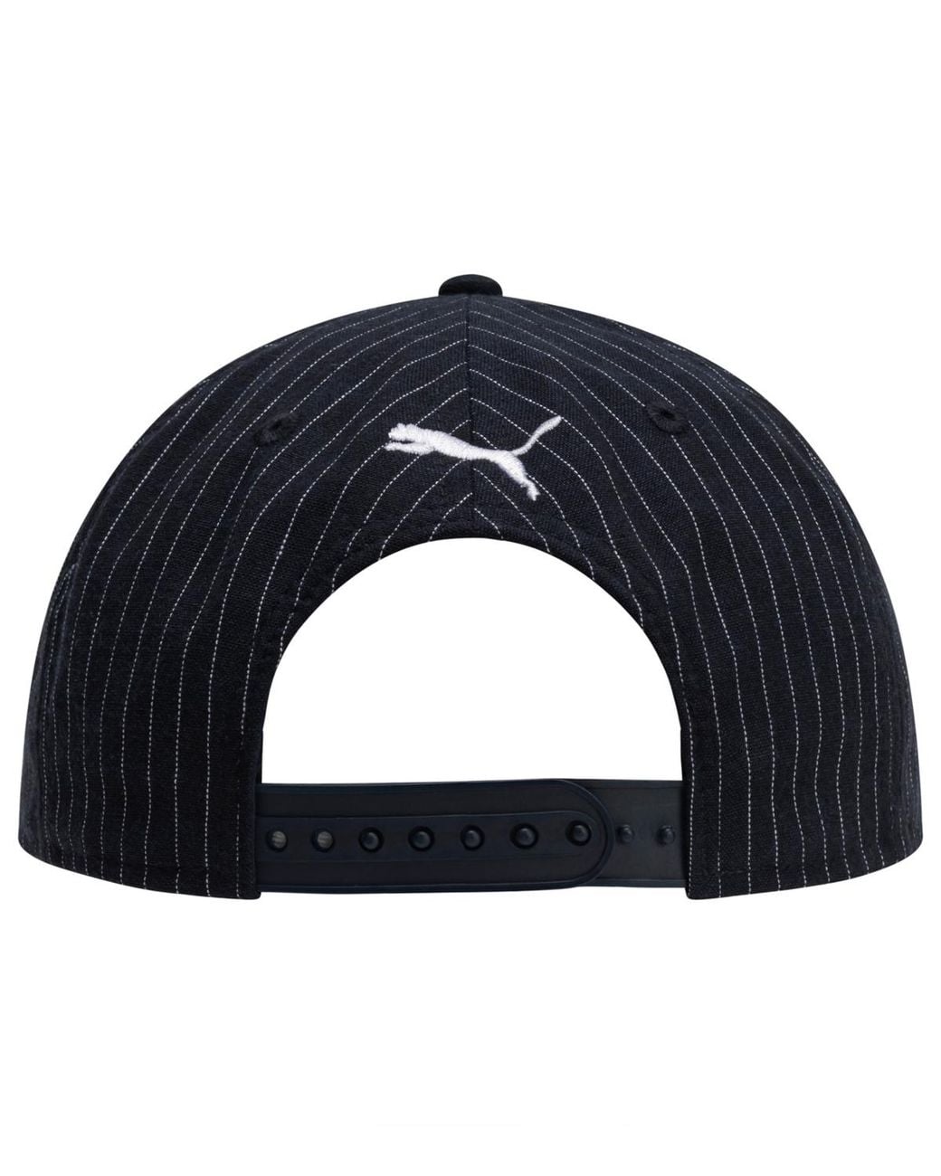 PUMA Blue Pinstripe Snapback Baseball Cap for men