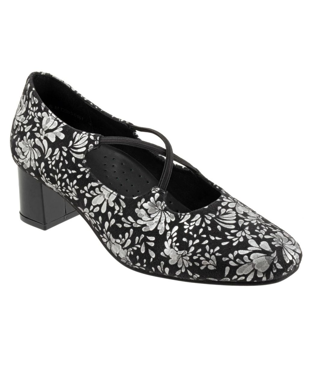 Trotters Black Demi Pump