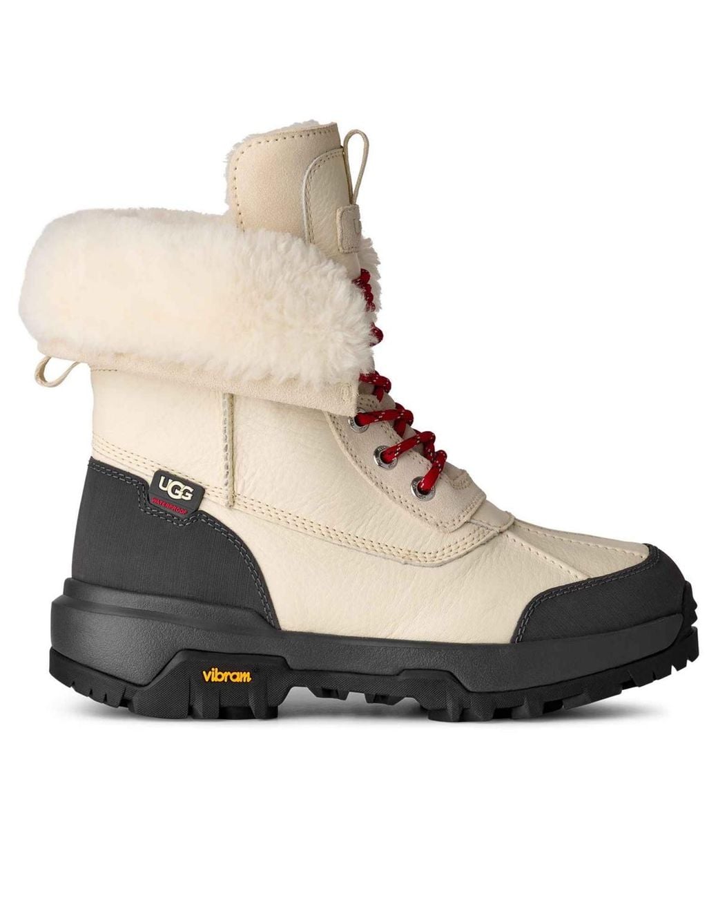 Ugg Black Adirondack Xxv Round Toe Boots