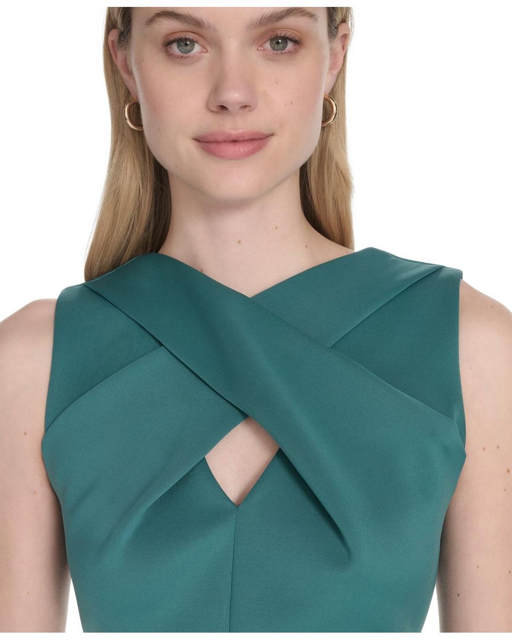 green emerald velvet dress Calvin Klein Womens Petites Crepe Boat Neck Sheath Dress Green 2P at Amazon  Women's Clothing store