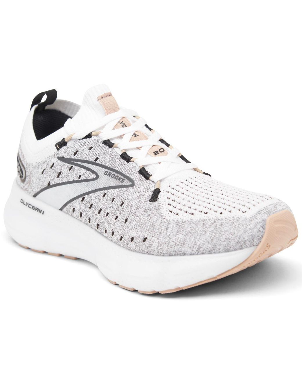 Brooks Glycerin Stealthfit 20 Running Sneakers From Finish Line in White Lyst