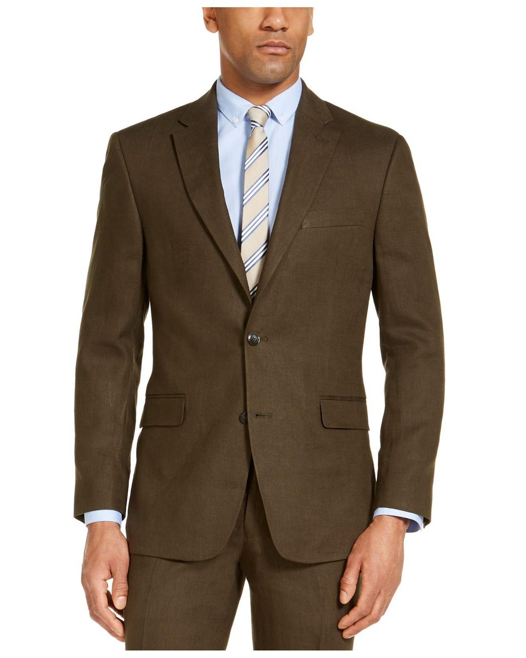 Tommy Hilfiger Modern Fit Linen Suit Separate Jackets in Green for Men ...