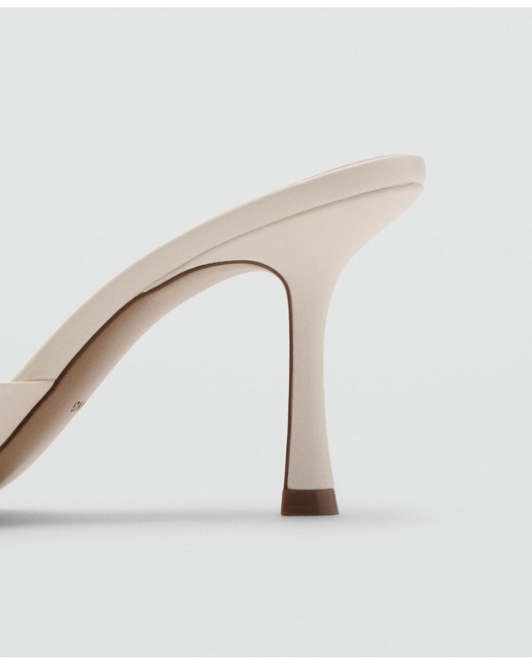 Mango Natural Pointed-heel Sandals
