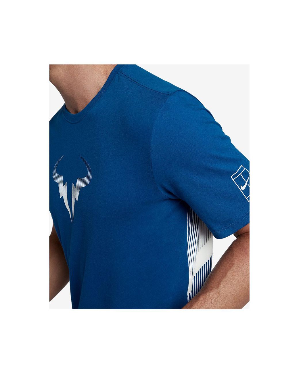 ácido Mordrin cuenta Nike Men's Rafael Nadal Logo T-shirt in Blue for Men | Lyst