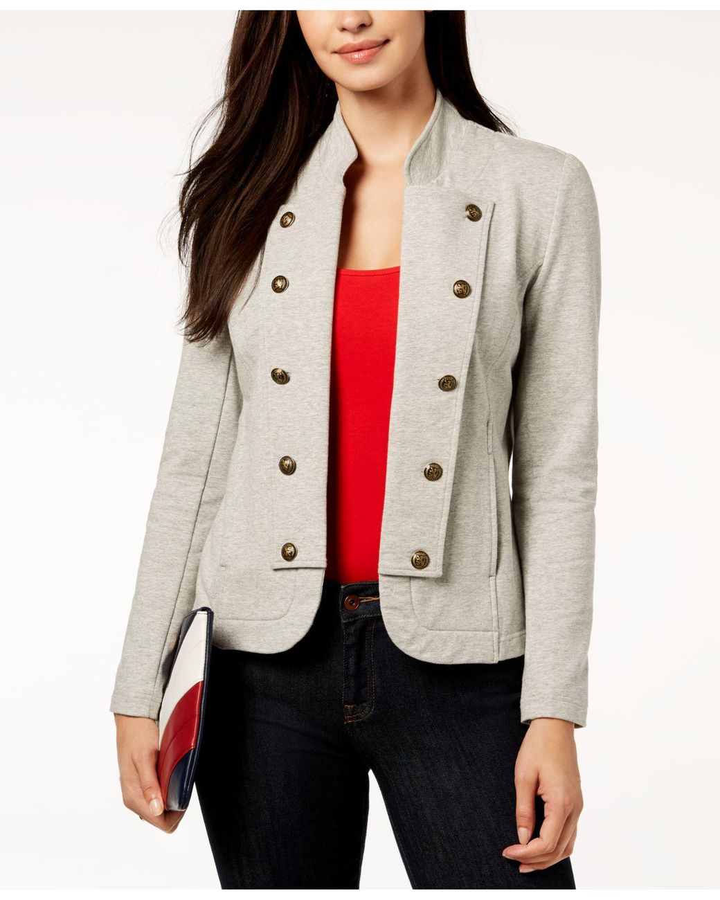 Tommy Hilfiger Military For Macy's in Gray Lyst