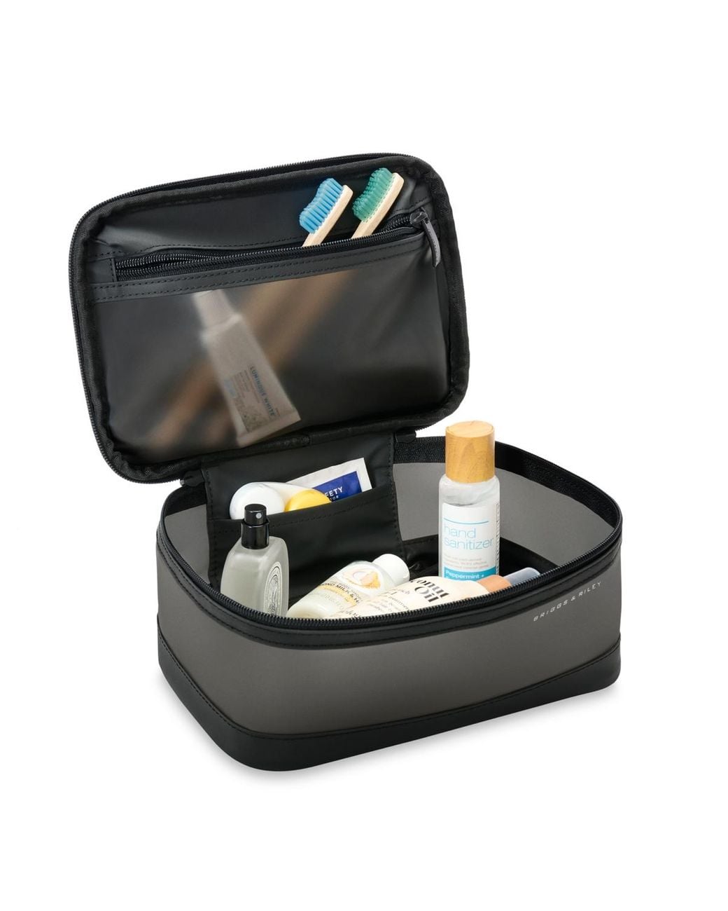 Briggs & Riley Black Travel Essentials Translucent Essentials Case