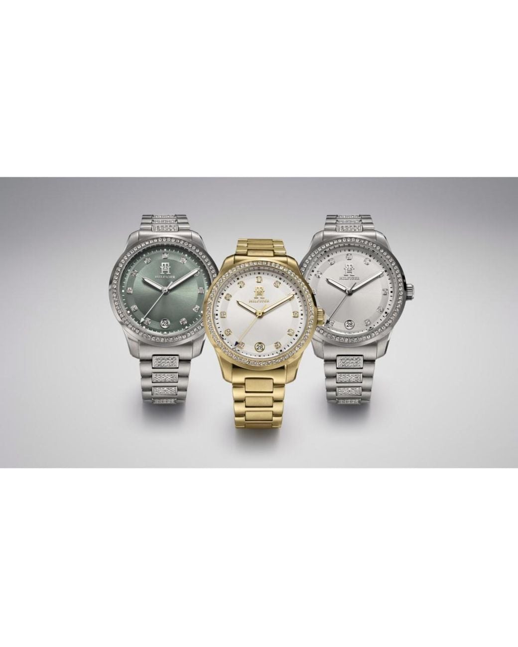 Tommy Hilfiger Metallic Quartz -tone Stainless Steel Bracelet Watch 36mm