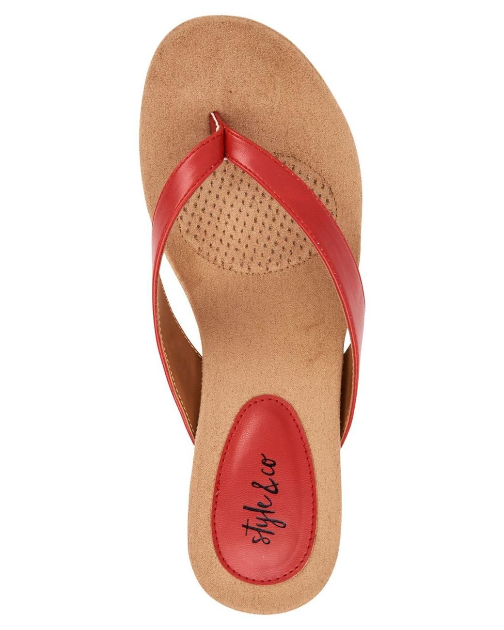 Macys shop red sandals