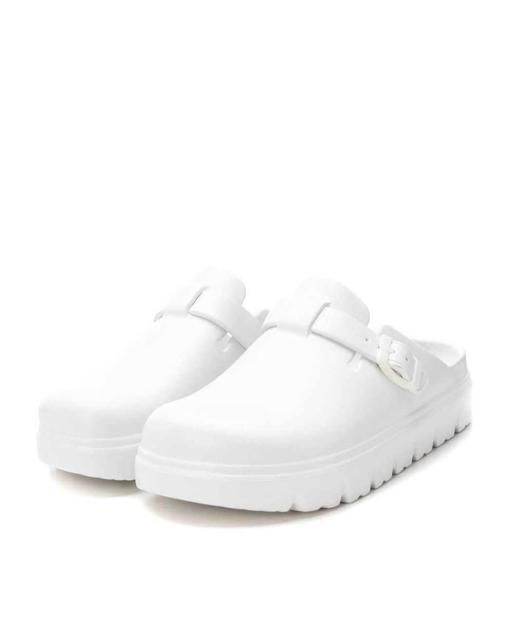 Xti White Comfort Clogs