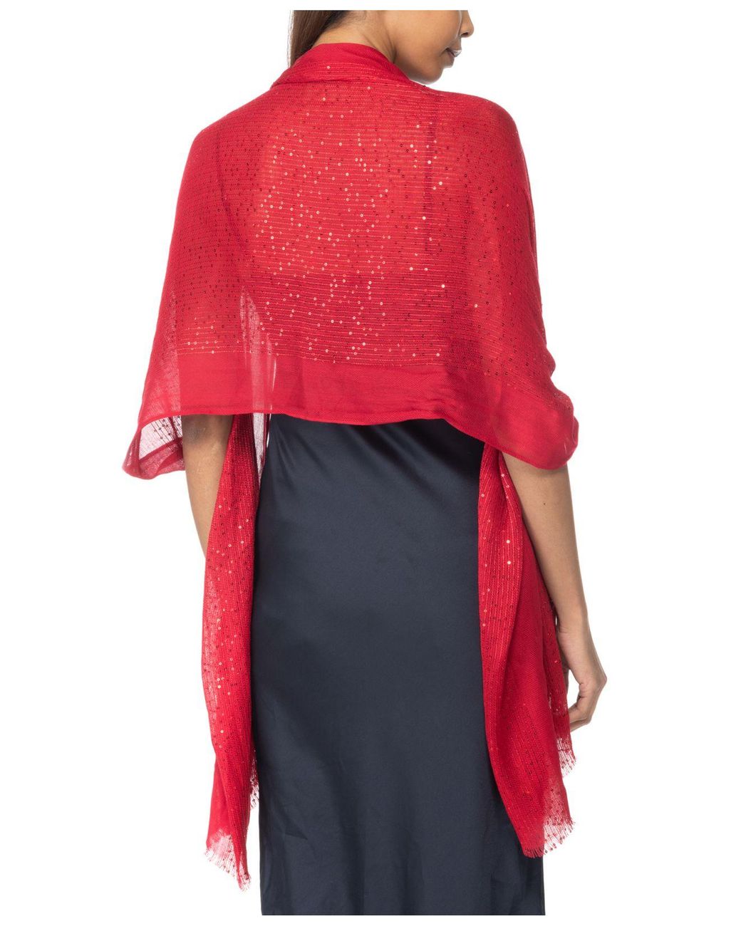 INC International Concepts Sequin Gauze Evening Wrap 54 OFF