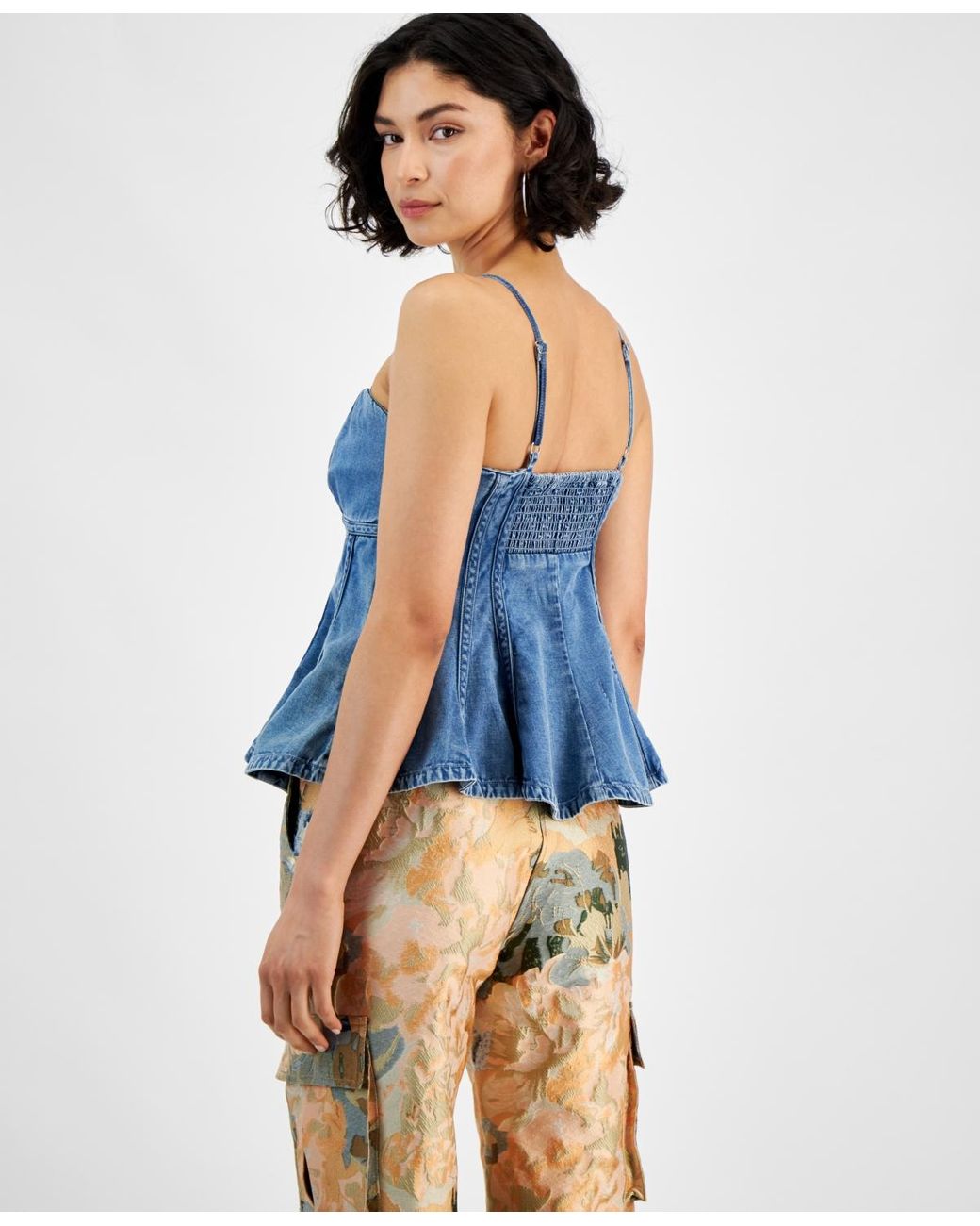 Guess peplum top hotsell