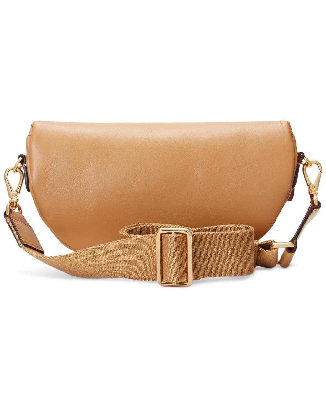 Ralph Lauren Leather Marcy Small Belt Bag in Natural | Lyst