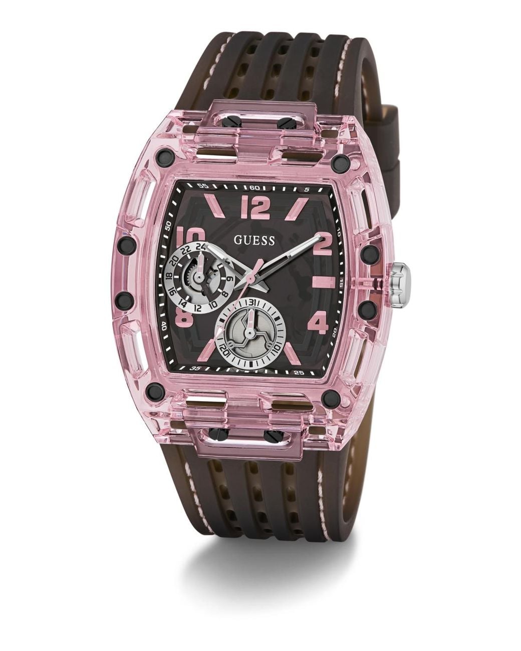 Guess Pink Black Multi-function Watch