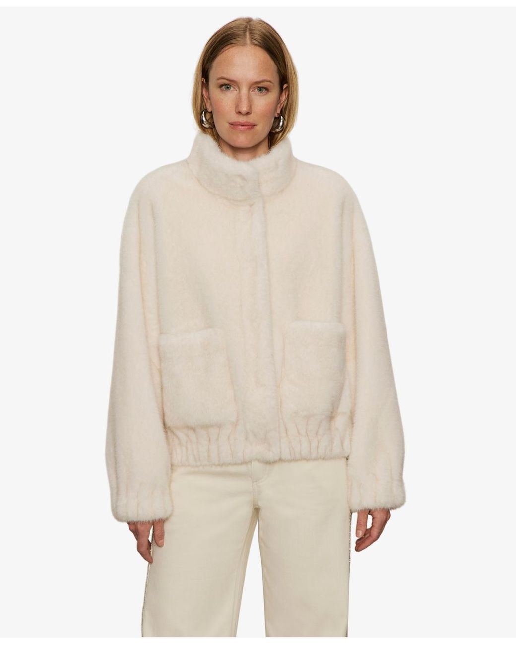 Sanctuary Natural Coco Button Snap Jacket