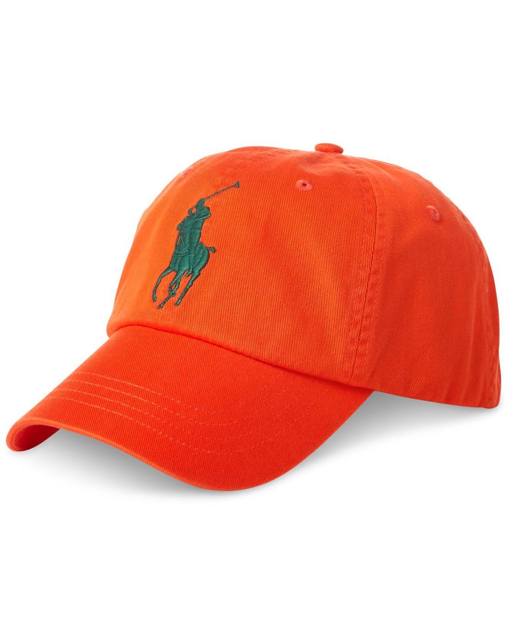 Polo Ralph Lauren Big Pony Cap in Orange for Men | Lyst