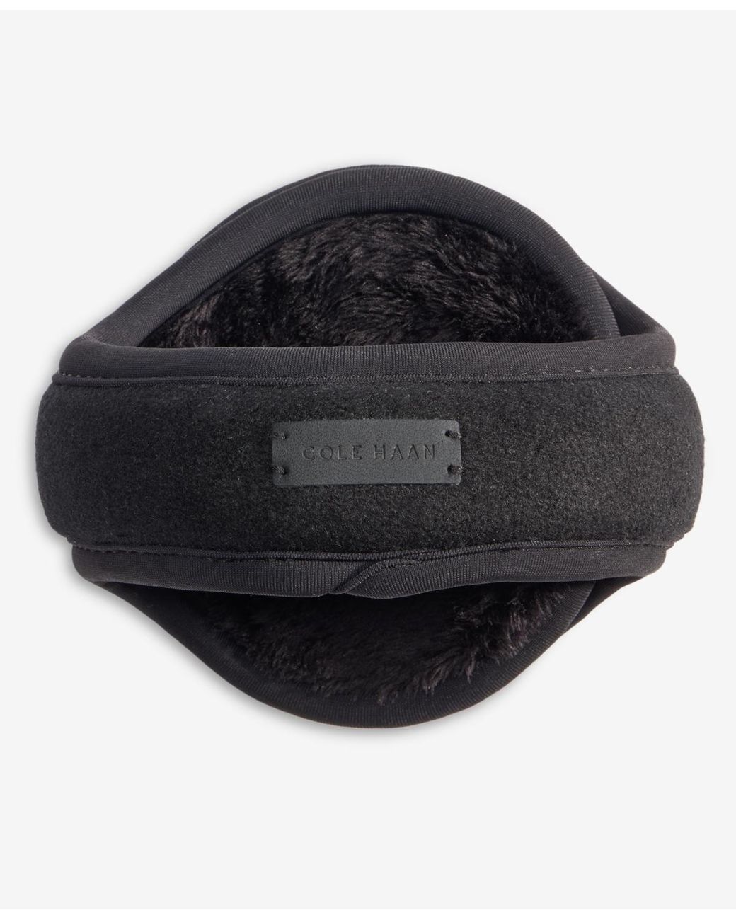 Cole Haan Black Behind The Head Earmuff for men