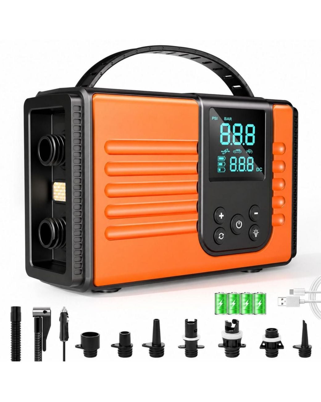 FURLING 50psi 10000mah Rechargeable Electric Air Pump Inflate Deflate ...