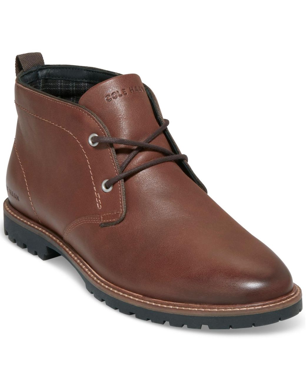 Men's leather sharp & ready chukkas cheap
