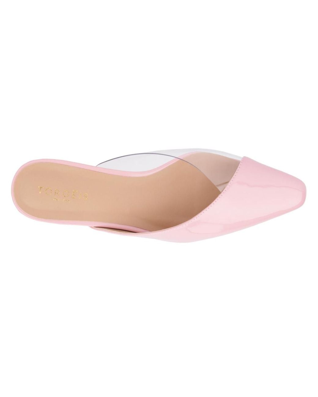 TORGEIS Pink Jaina Flat Mule