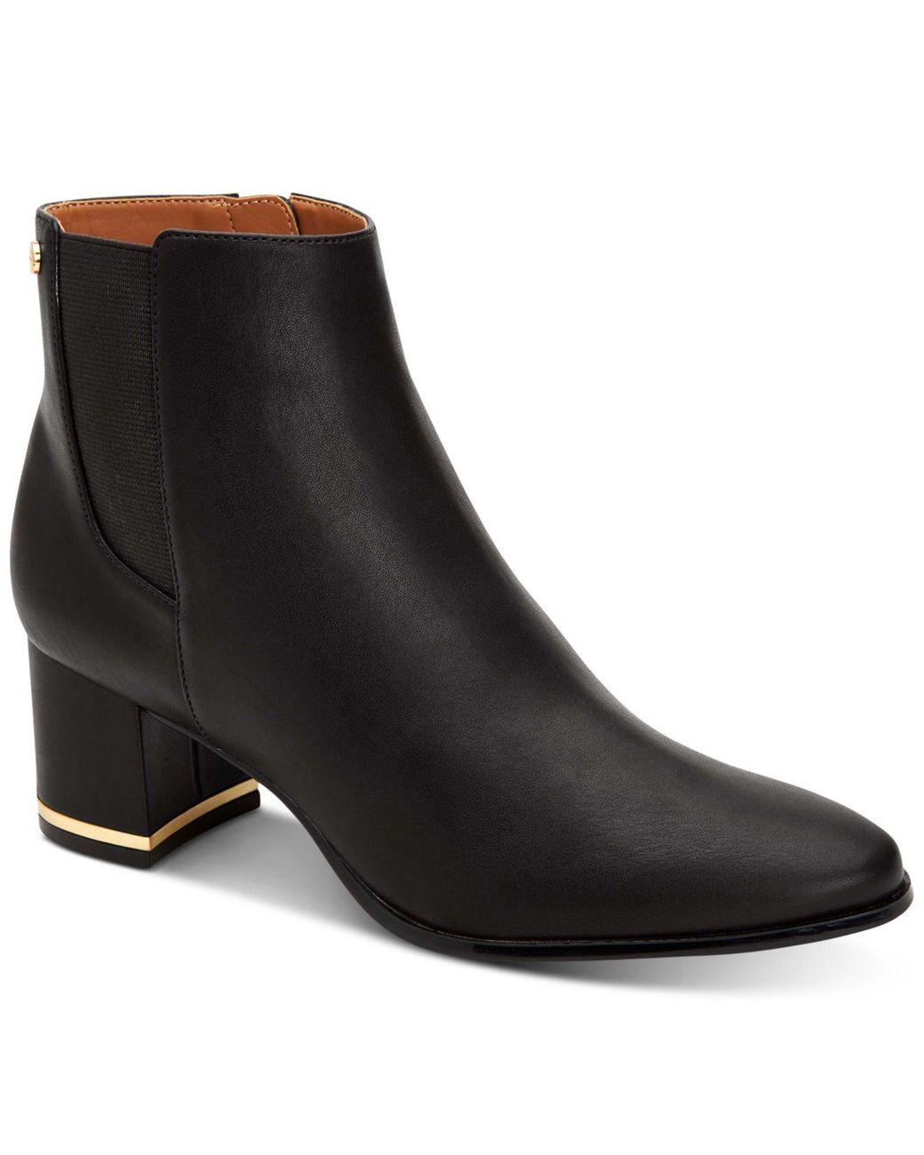 Calvin Klein Fioranna Booties in Black | Lyst