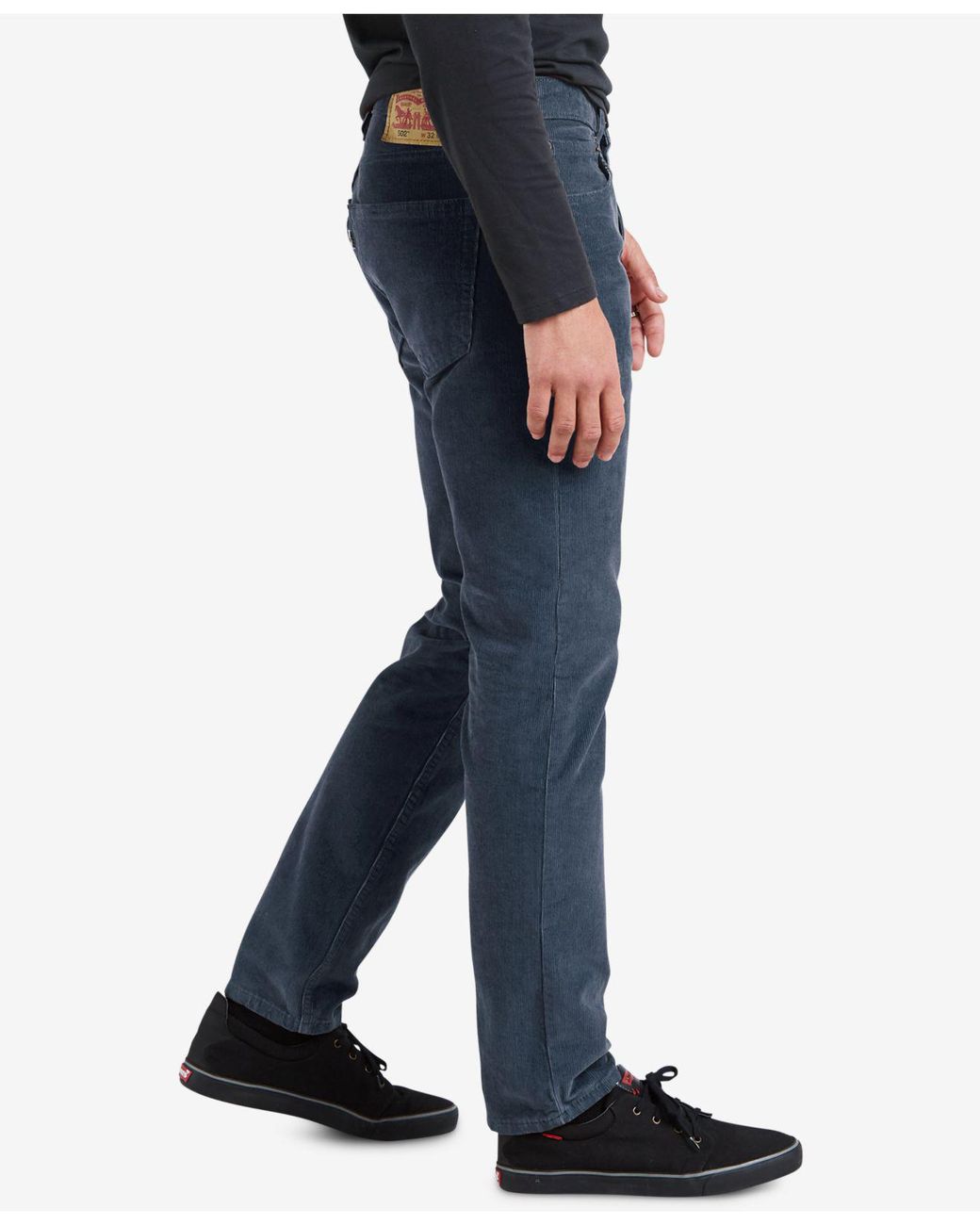 Levi's 502 Regular Tapered Corduroy Pants in Blue for Men | Lyst