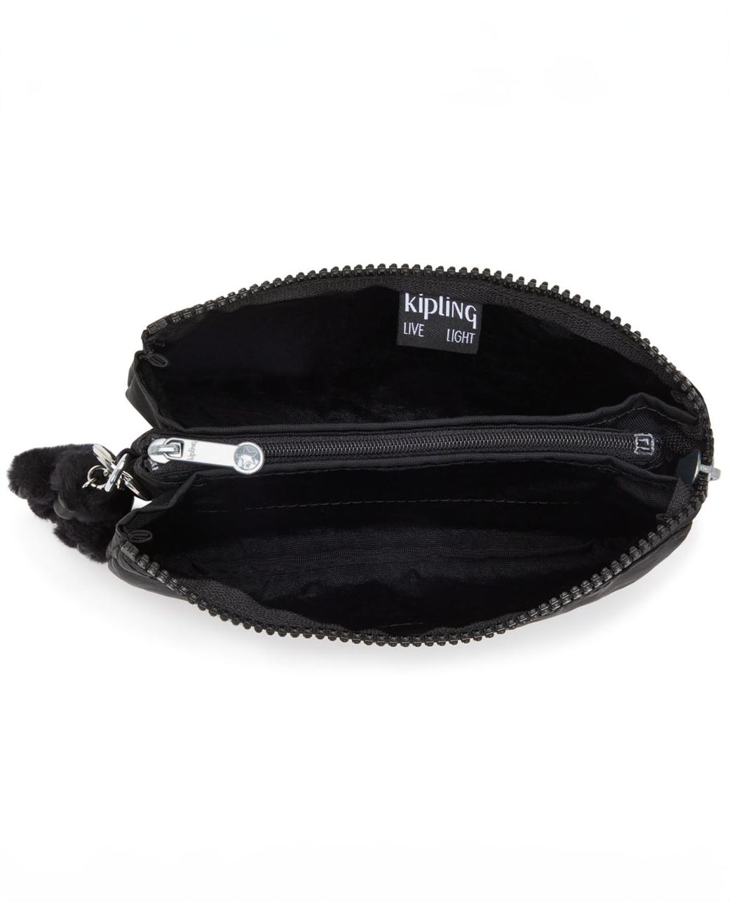 Kipling Black Creativity Large Cosmetic Wallet