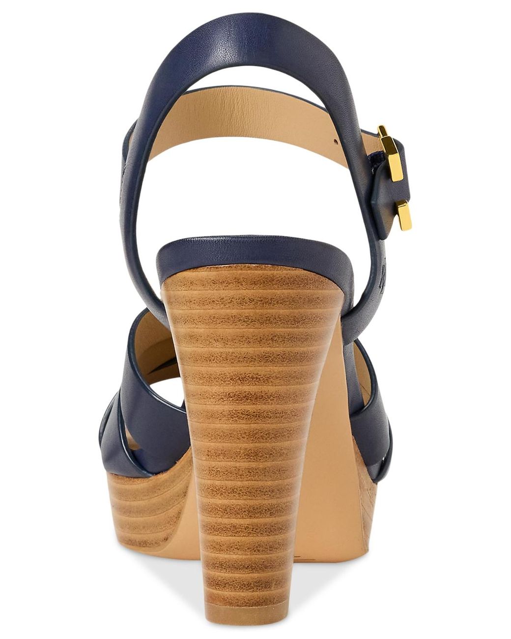 Ralph Lauren Soffia Ankle-strap Slingback Dress Sandals in