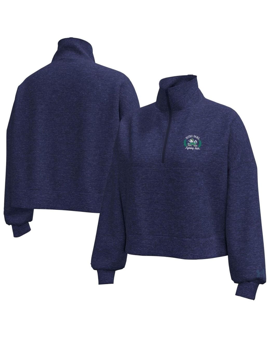 Under Armour Notre Dame Fighting Irish Icon Fleece Half-zip Jacket in ...