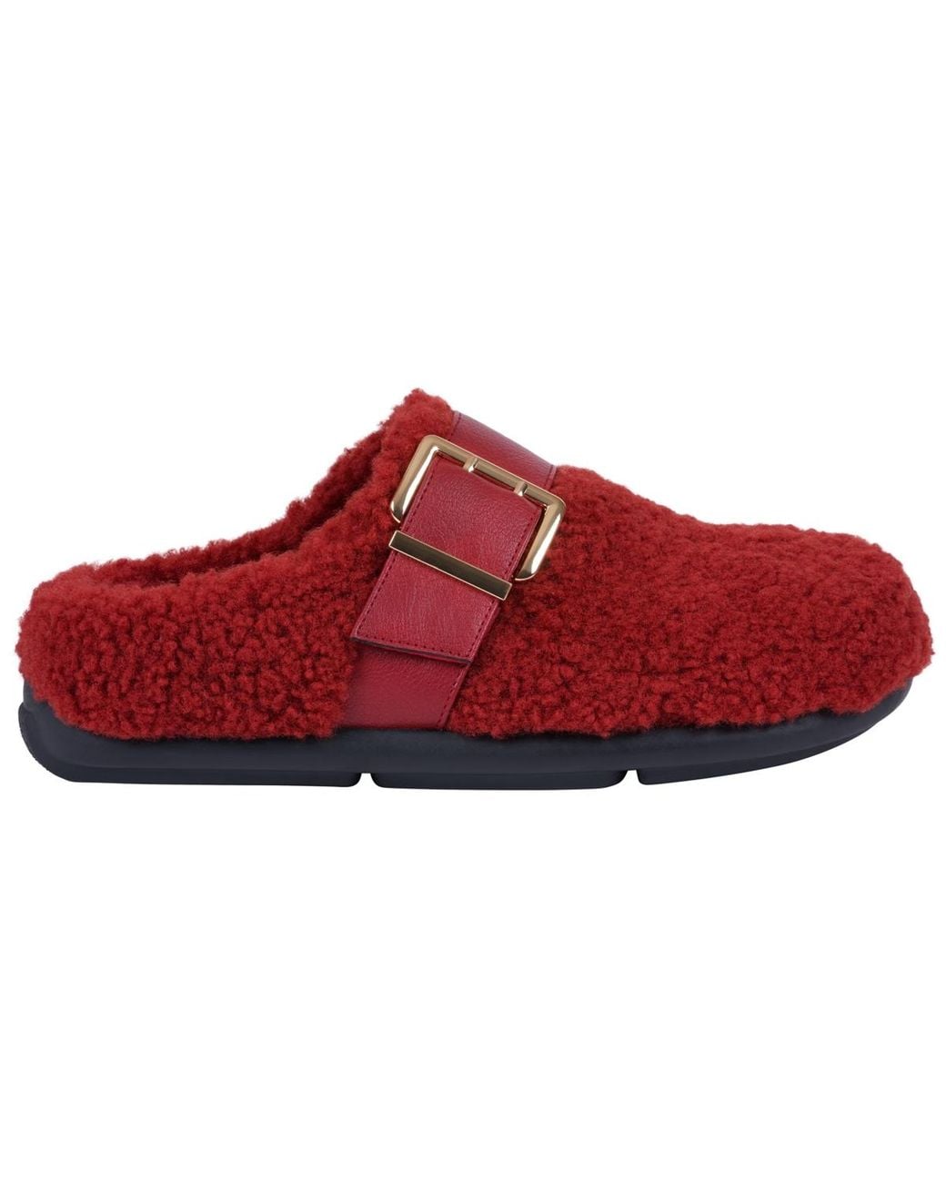 Gc Shoes Red Patsy Round Toe Mules