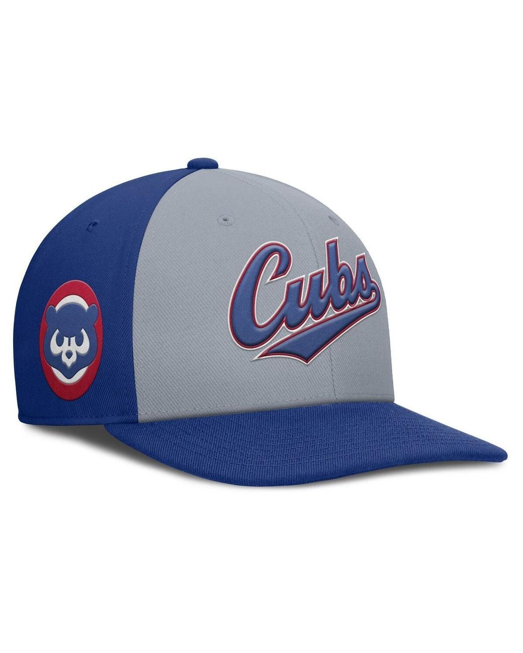 Nike Blue Gray/royal Chicago Cubs Pro Performance Snapback Hat for men