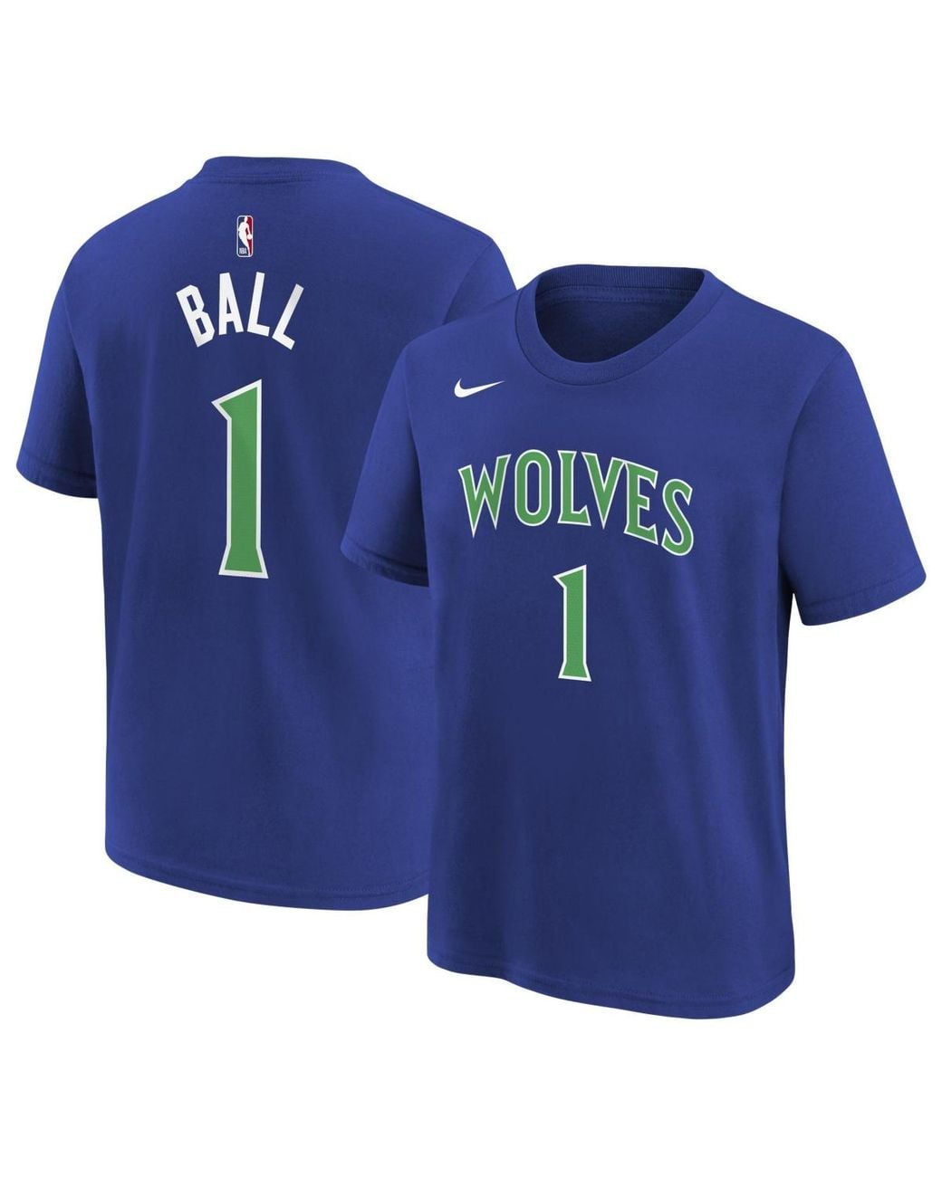 Outerstuff Nike Big Boys' And Girls' Lamelo Ball Minnesota Timberwolves ...