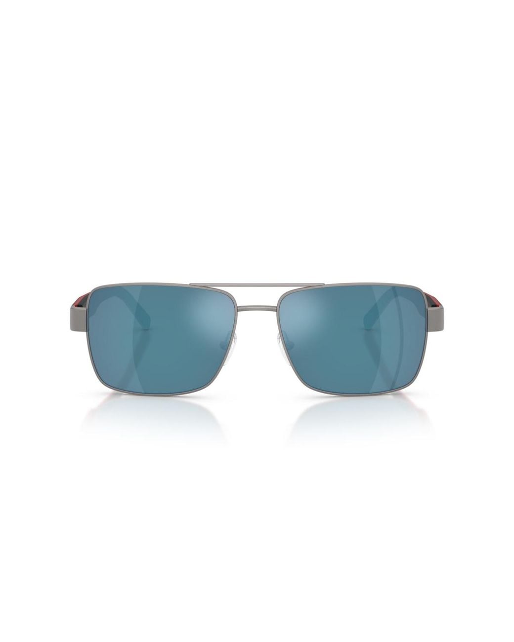 Scuderia Ferrari Blue Rectangle Sunglasses for men